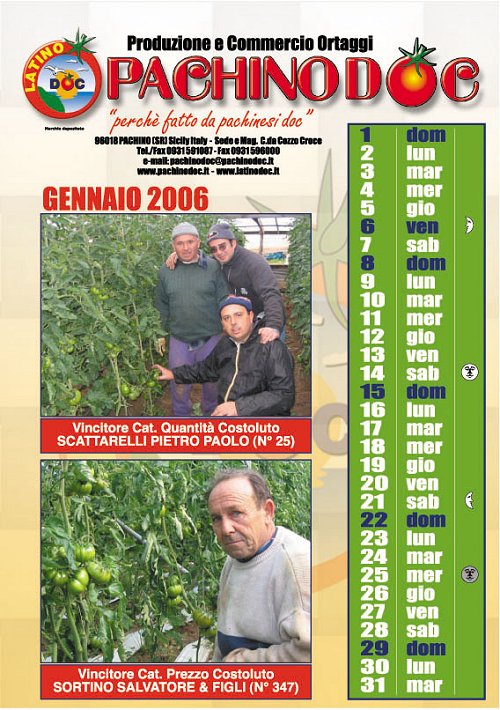 Calendario 2006